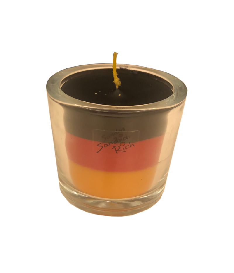Heavy glas met Duitse vlag