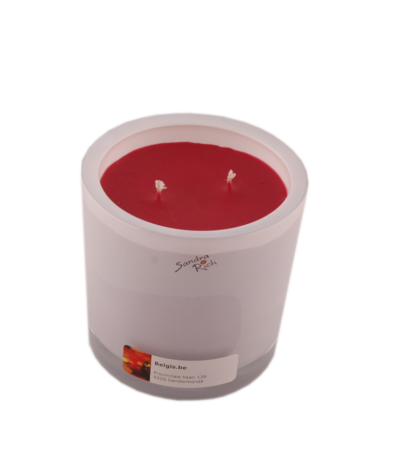White emotion 'Rond' - kaars*