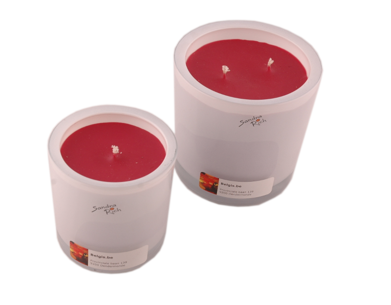 White emotion 'Round' - candle