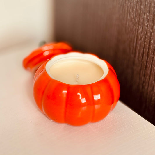 Pumpkin scented candle