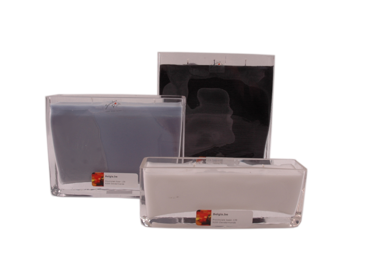 Rectangular kaarsen set